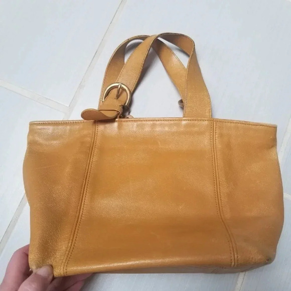 Coach Vintage Waverly Bag Saffron  Yellow #4133 - Picture 3 of 16